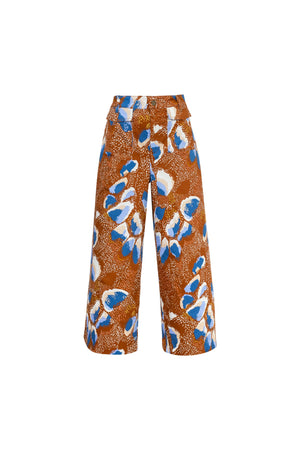 Paulina High-Waist Flap Pocket Wide-Leg Pantalón 731159 LAD - Reina Diaz