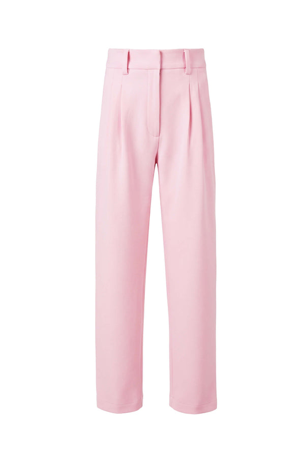 Paulina Pleated High-Waist Pink Pantalón 532137 ROS - Reina Diaz