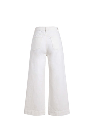 Renata High-Waist Wide-Leg Pantalón 731148 BCO - Reina Diaz