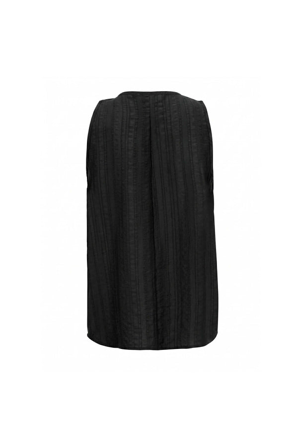 Renata Tie-Neck Keyhole Sleeveless Blusa 753041 NEG - Reina Diaz