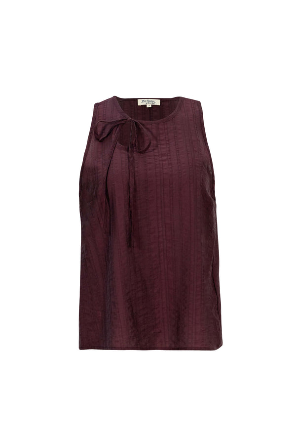 Renata Tie-Neck Keyhole Sleeveless Blusa 753041 PAS - Reina Diaz