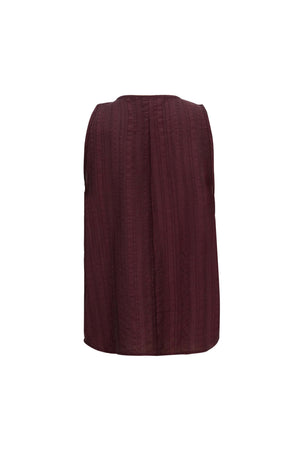 Renata Tie-Neck Keyhole Sleeveless Blusa 753041 PAS - Reina Diaz