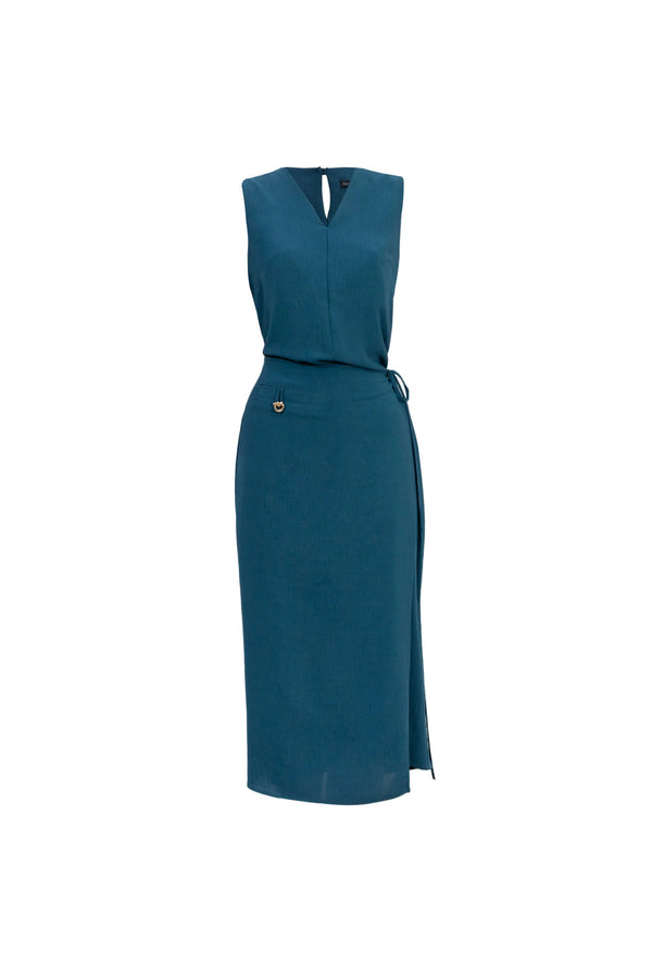 Saige V - Neck Vestido - Reina Diaz