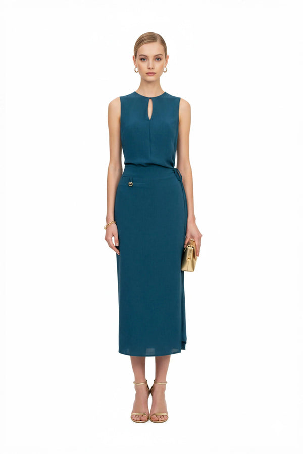 Saige V - Neck Vestido - Reina Diaz