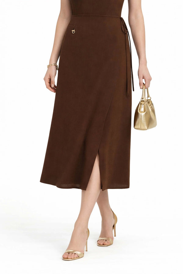 Saige V - Neck Vestido - Reina Diaz