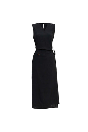 Saige V - Neck Vestido - Reina Diaz