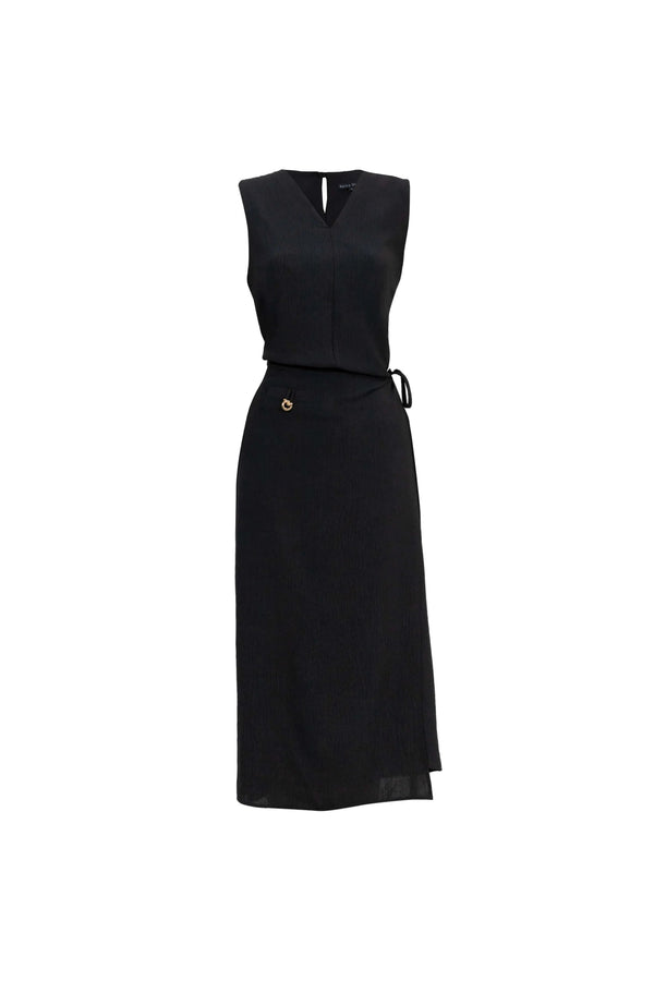 Saige V - Neck Vestido - Reina Diaz