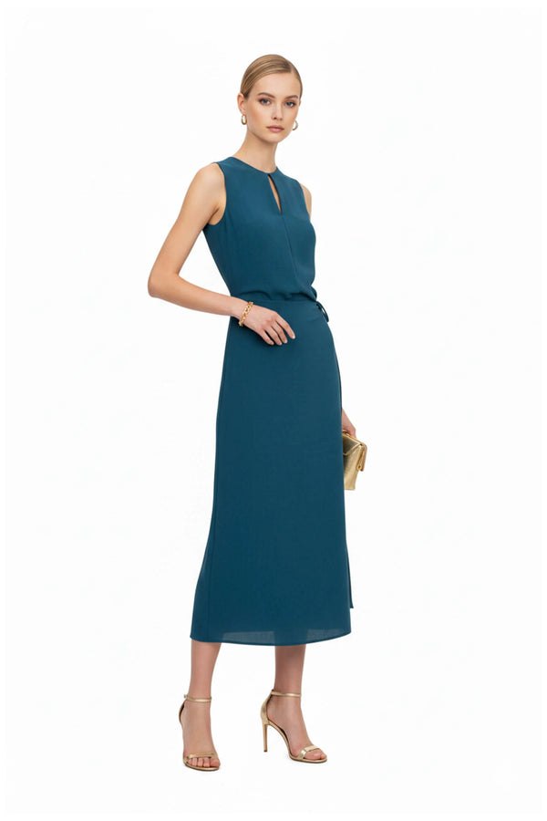 Saige V - Neck Vestido - Reina Diaz