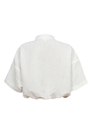 Silvia Cropped Volume Blusa - Reina Diaz