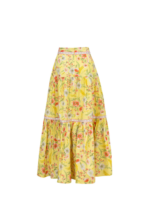Taormina Tiered Maxi Skirt - Reina Diaz
