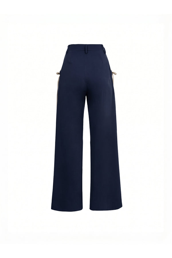 Ties Wide-Leg Pantalón 731122 MAR - Reina Diaz