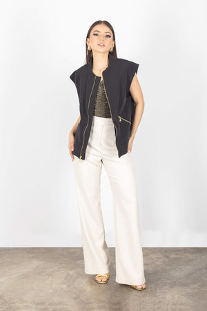 Tonia Zip Vest - Reina Diaz