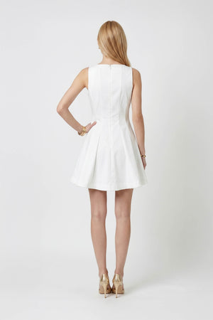 Toscana Sleeveless Crew-Neck Vestido Corto 723175 - Reina Diaz