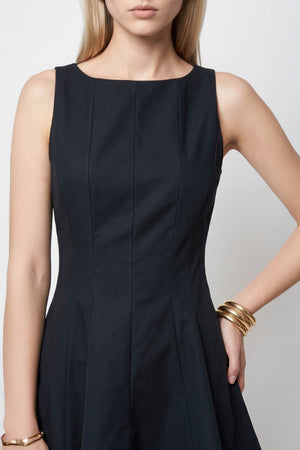 Toscana Sleeveless Crew-Neck Vestido Corto 723175 - Reina Diaz