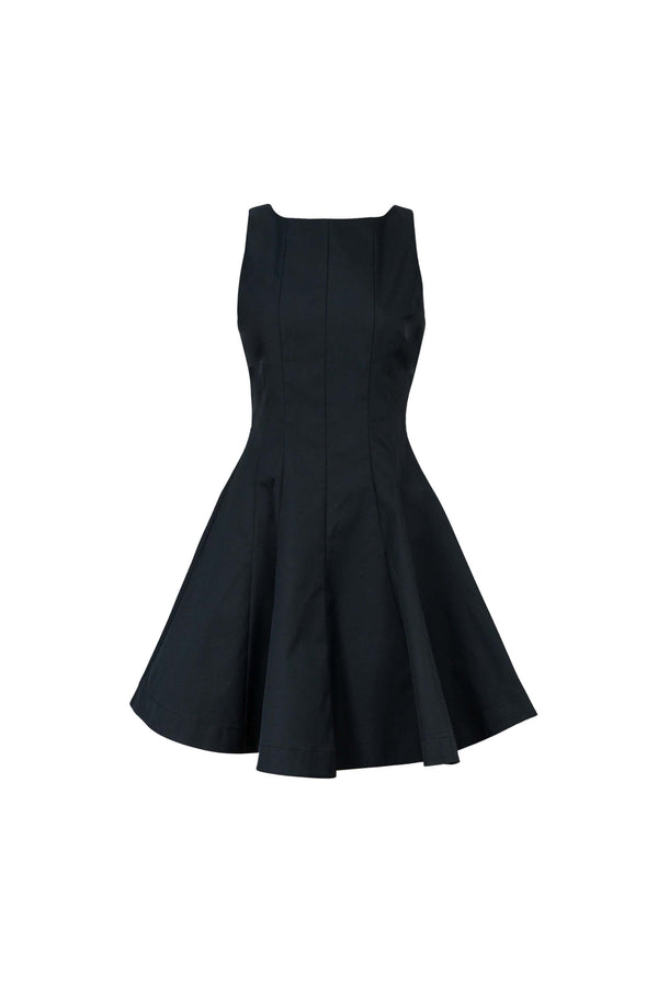 Toscana Sleeveless Crew-Neck Vestido Corto 723175 - Reina Diaz