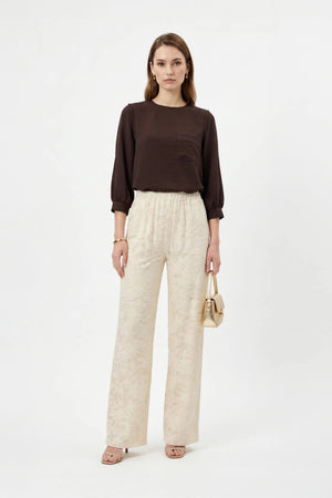 Venecia Textured Floral Knit Pants - Reina Diaz