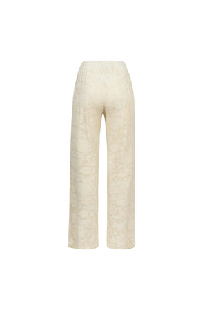 Venecia Textured Floral Knit Pants - Reina Diaz