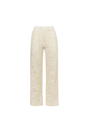 Venecia Textured Floral Knit Pants - Reina Diaz