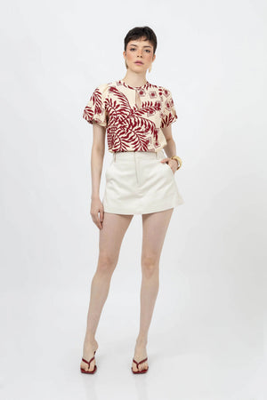 Vera Tailored Mini Skort - Reina Diaz