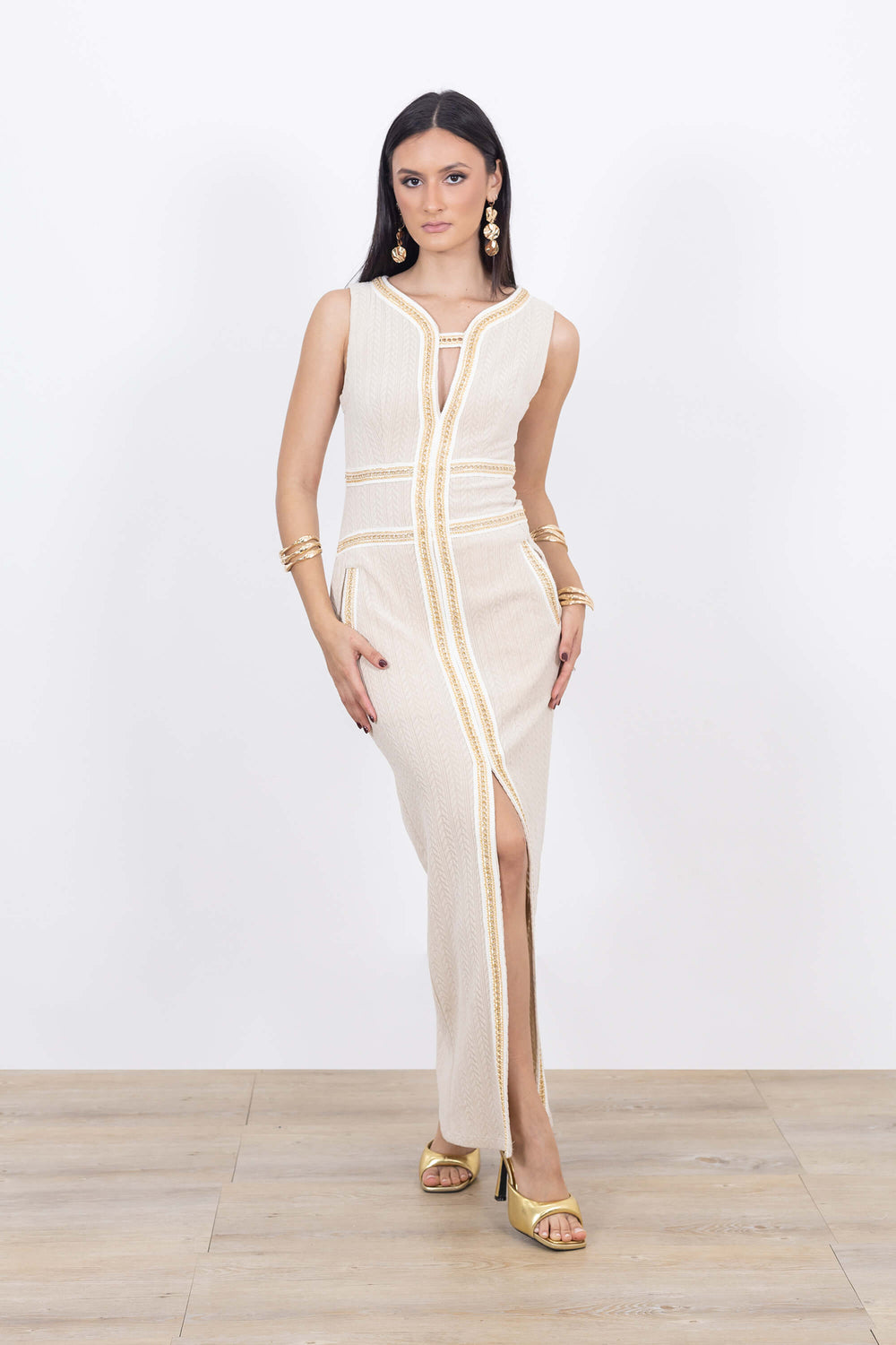 Vestido 525885 NUD - Reina Diaz