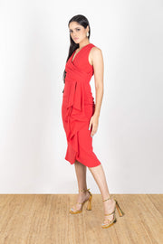 Vestido - 525954 - ROJ - Reina Diaz