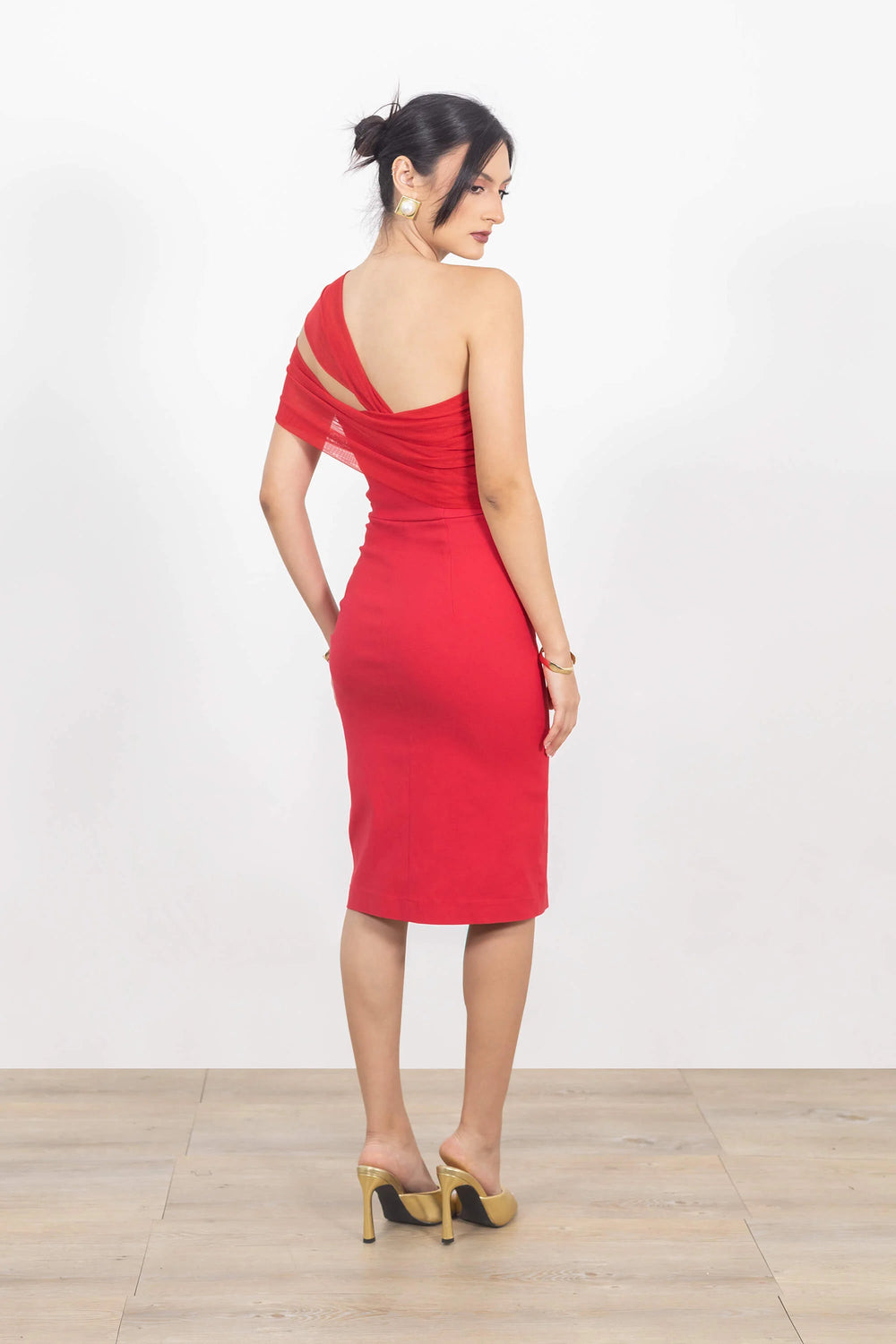 Charley One-Shoulder Vestido