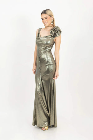 Vestido - 526114 - ORO - Reina Diaz