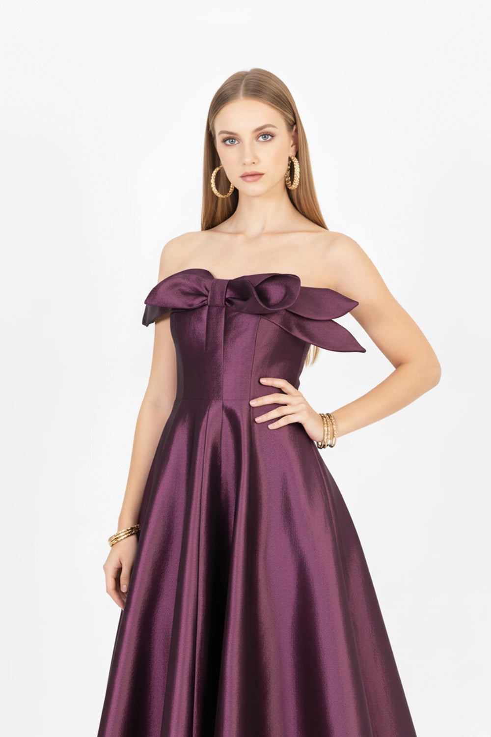Vestido - 526215 - MOR - Reina Diaz
