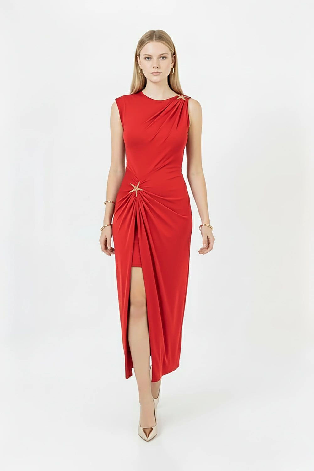 Vestido - 723055 - ROJ - Reina Diaz