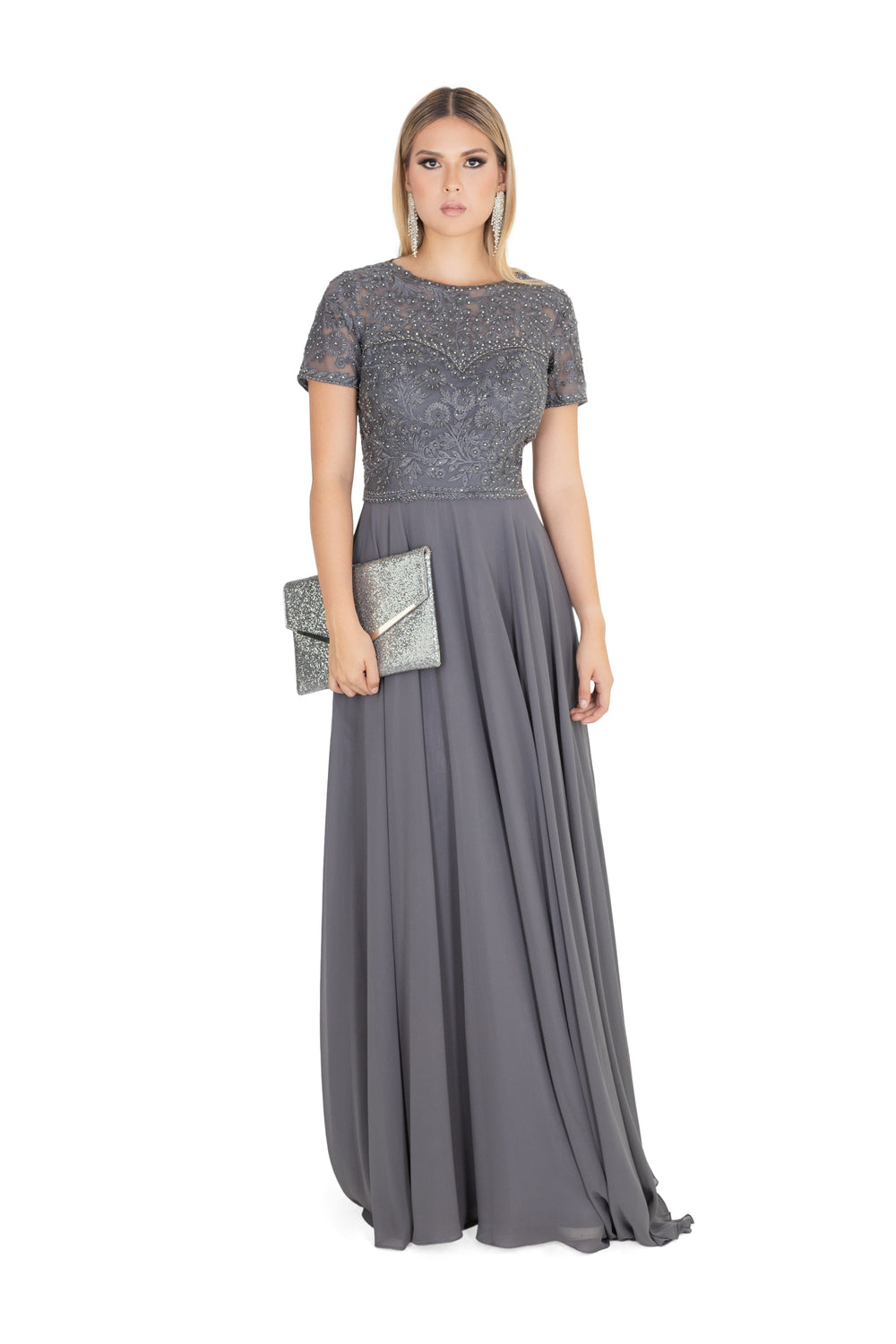 Vestido - F420941 - GRI - Reina Diaz