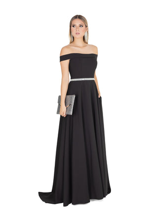 Vestido - F421068 - NEG - Reina Diaz