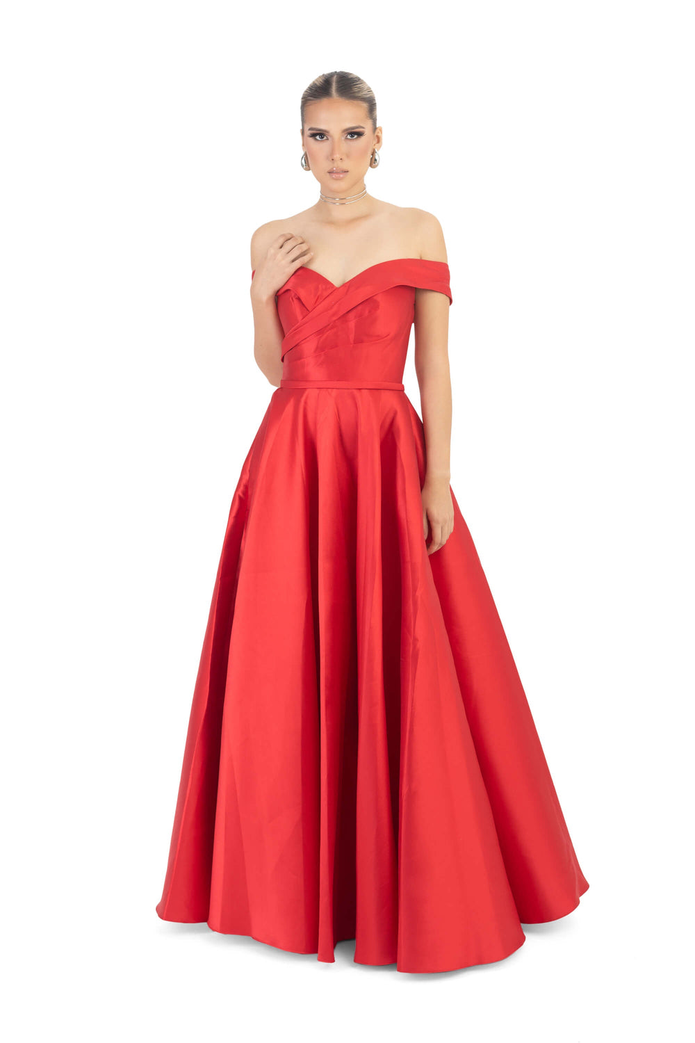 Vestido - F421116 - ROJ - Reina Diaz