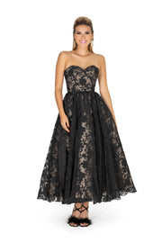 Vestido - F421134 - NEG - Reina Diaz