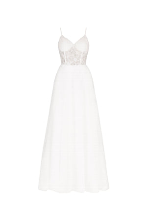 Vestido - F421161 - BCO - Reina Diaz