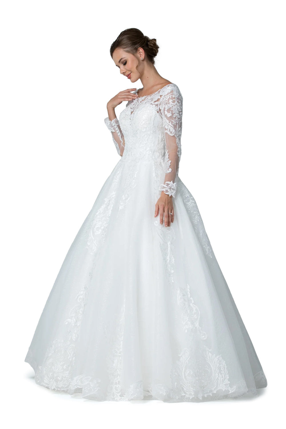 Vestido - F421177 - BCO - Reina Diaz