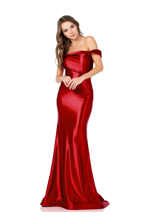 Vestido - F421185 - ROJ - Reina Diaz