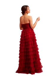 Vestido - F421317 - ROJ - Reina Diaz