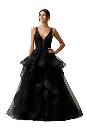 Vestido - F421409 - NEG - Reina Diaz