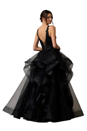 Vestido - F421409 - NEG - Reina Diaz