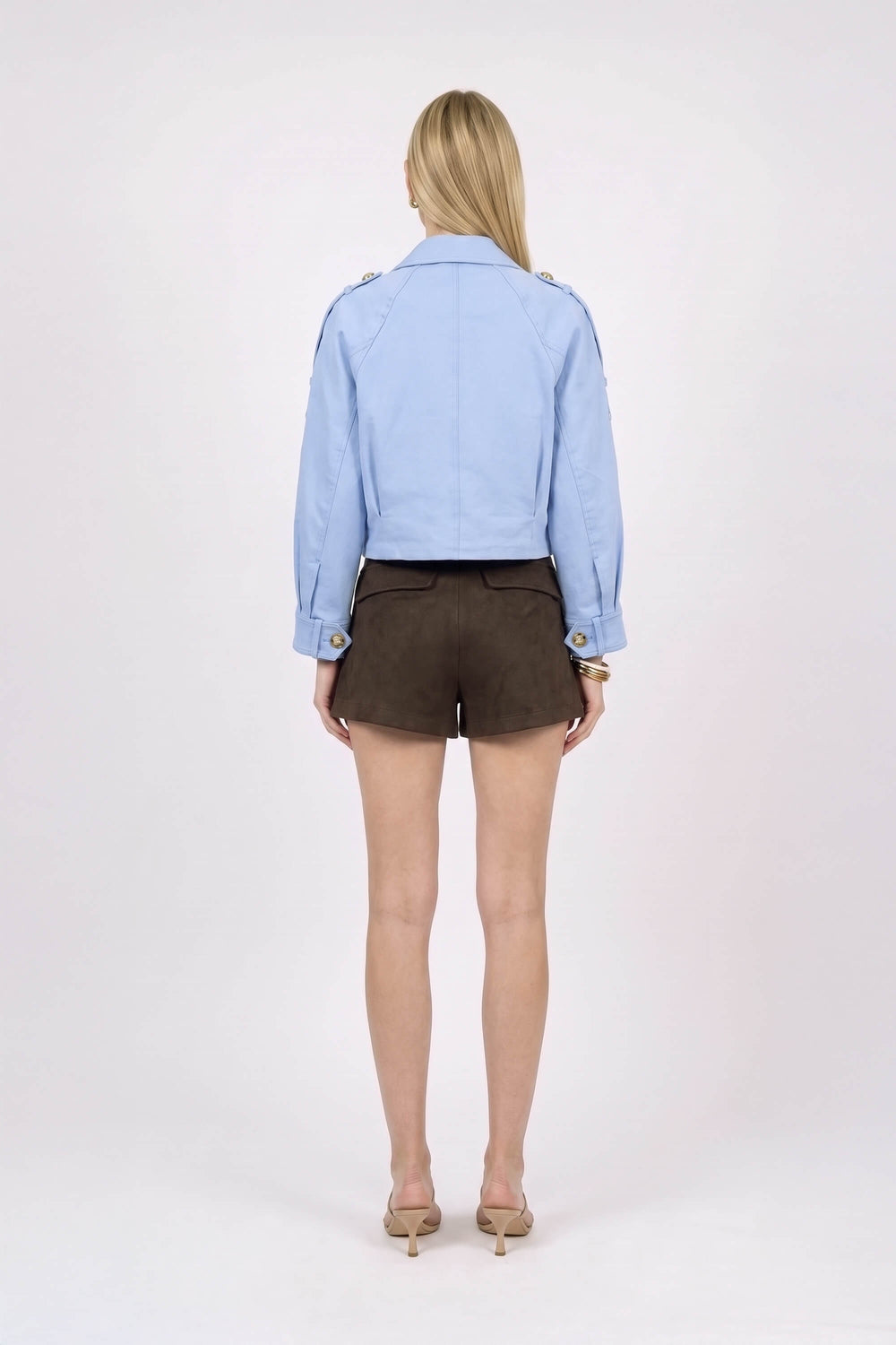 Victoria Utility Cropped Chamarra 700488 CIE - Reina Diaz