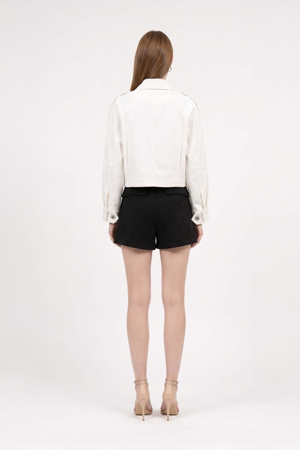 Victoria Utility Cropped Chamarra 700488 HUE - Reina Diaz