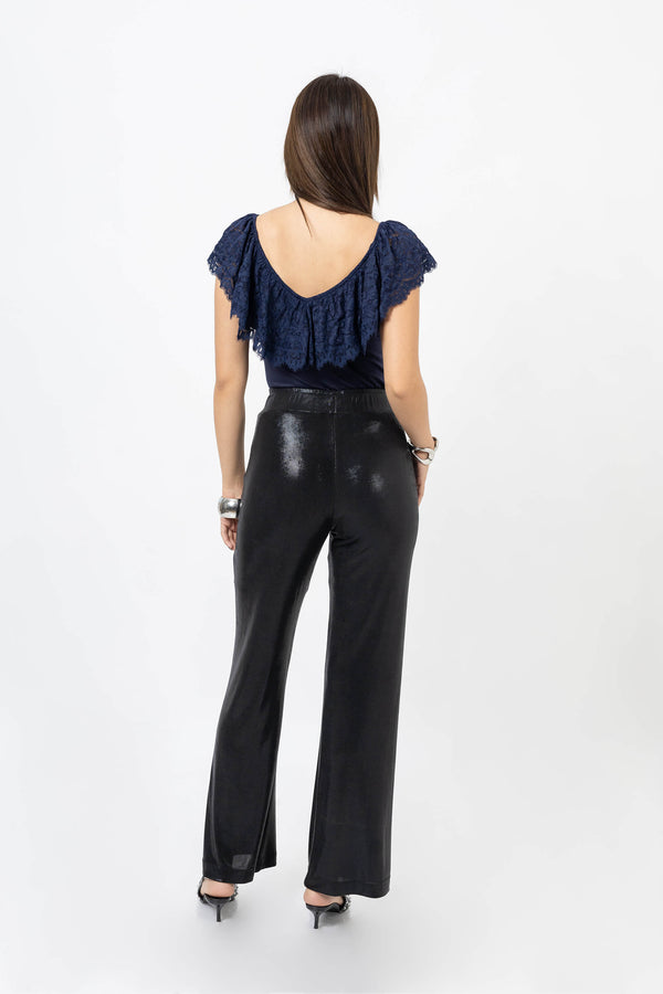 Viviana Ruffle-Overlay Sleeveless Top 752901 - Reina Diaz