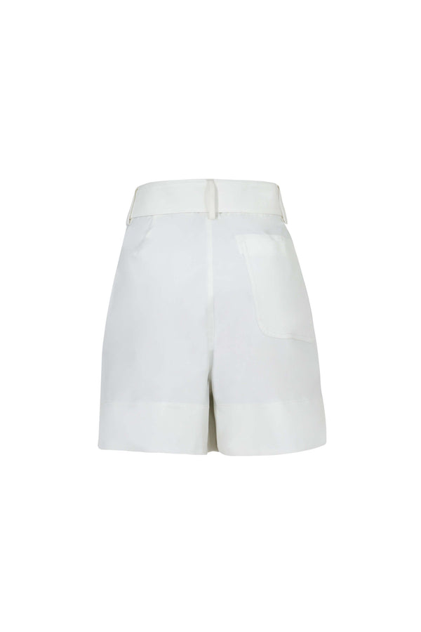 Ximena Printed Belted Short 731156 BCO - Reina Diaz