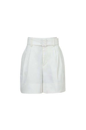 Ximena Printed Belted Short 731156 BCO - Reina Diaz