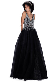 Vestido fiesta -  F420393 - NEG