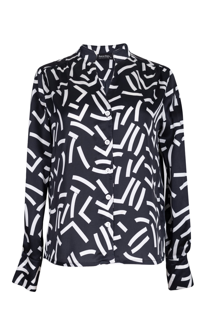 Blusa - 553519 - NEG - Reina Diaz