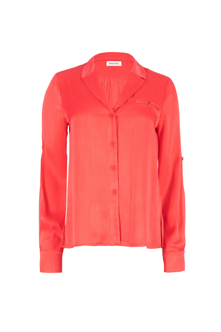 Blusa - 553829 - ROJ - Reina Diaz