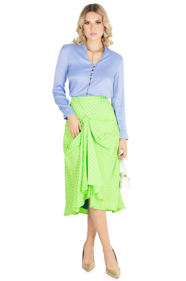 Blusa - 553861 - AZU - Reina Diaz