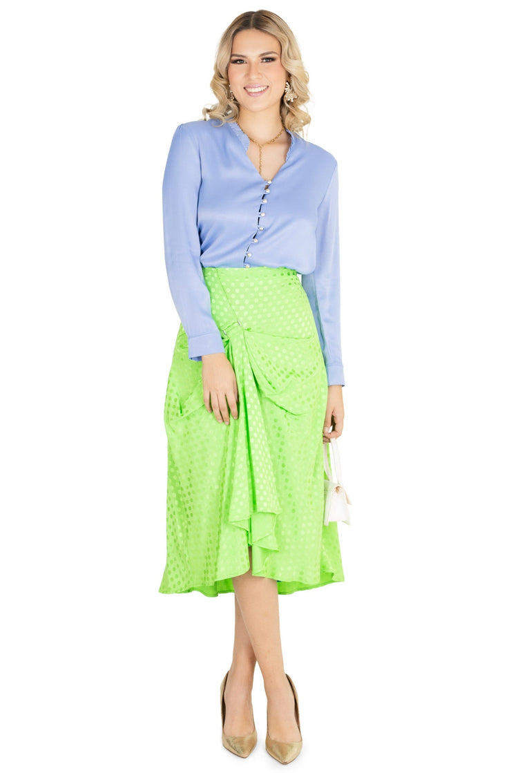 Blusa - 553861 - AZU - Reina Diaz