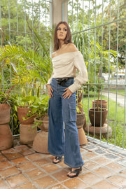 Blusa - 553957- CHA - Reina Diaz